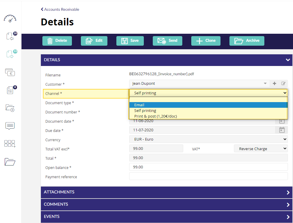 How To Send Accounts Receivable Banqup Slovakia 3356